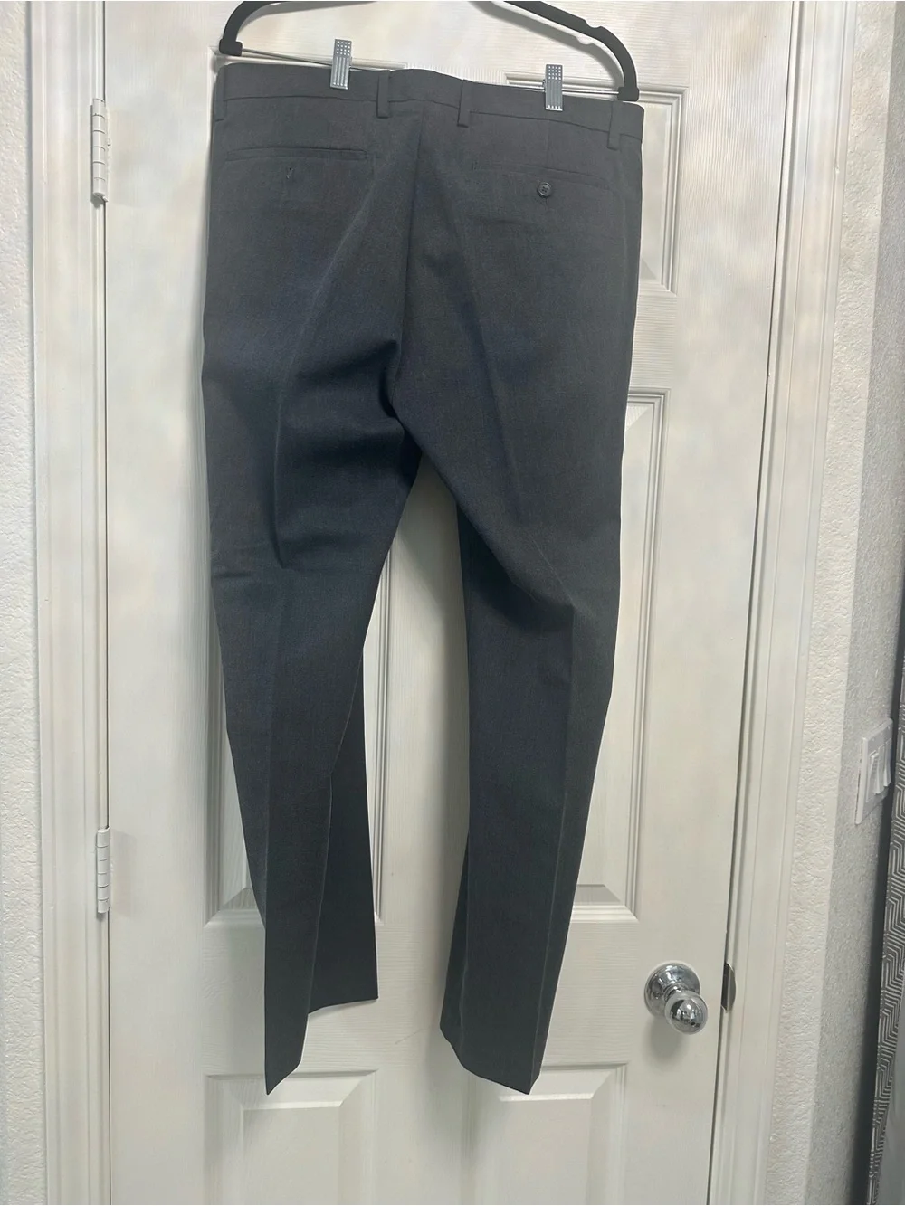 Banana Republic Non-Iron Tailored Slim Fit Dress Pants Gray 33x30